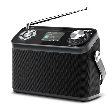 Buy Portable DAB/DAB+ Radio with Bluetooth, FM Digital Radio Alarm Clock, 2600mAh Rechargeable ...