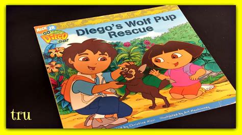 GO DIEGO GO! "DIEGO'S WOLF PUP RESCUE" - Read Aloud - Storybook for kids, children - YouTube