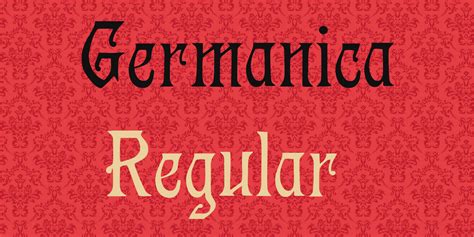 Germanica Font FREE Download & Similar Fonts | FontGet