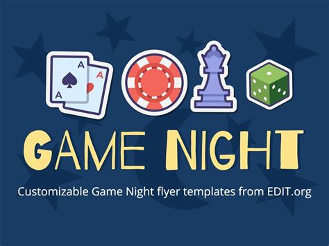 Game Night Flyer Designs