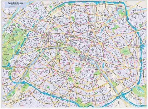 Paris city map (style 2) in Illustrator CS or PDF format - M to R ...