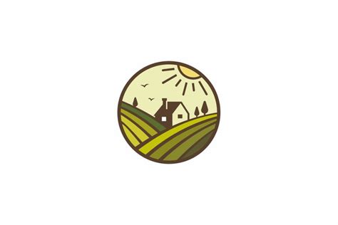 farm logo vector design