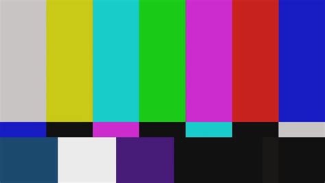 4K (4096x2304) Static Tv Color Bar Test Pattern Stock Footage Video ...