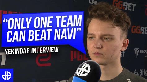 YEKINDAR: “The only team that can beat NAVI is Gambit” | PGL Stockholm CSGO Major - Dexerto