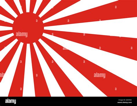 rising sun flag Stock Photo - Alamy