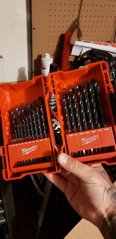 Milwaukee drill bit set new never used | Milwaukee drill, Drill bits, Milwaukee