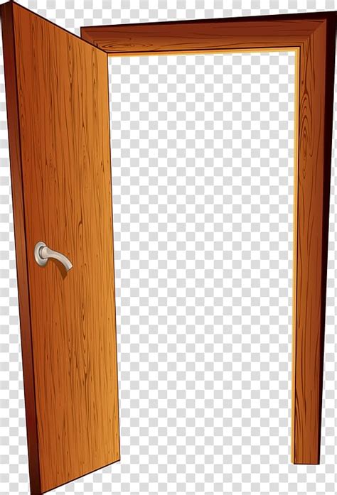 Free download | Brown wooden open door , Door , Open the door transparent background PNG clipart ...