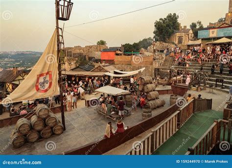 Obidos, Portugal Very Good Medieval Festival Editorial Image - Image of ...