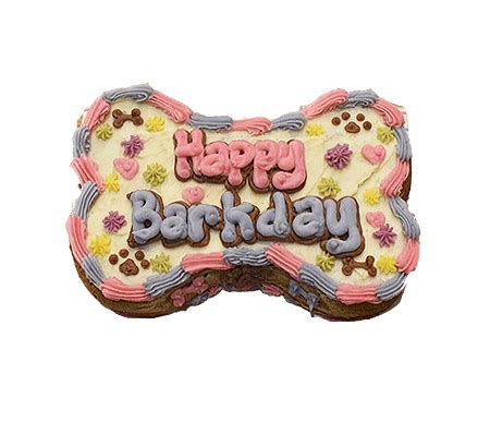 Dog Bone Birthday Cake