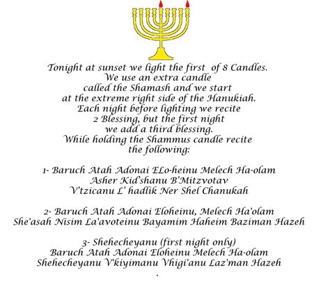 Hanukkah prayer and blessings for each night | Chanukah prayer - THE FEDERAL