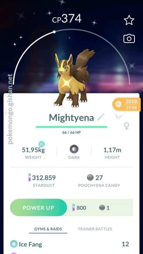 Shiny Mightyena - Pokemon Go