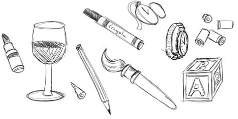 Random objects sketch dump 01 by ArtisticDid on DeviantArt