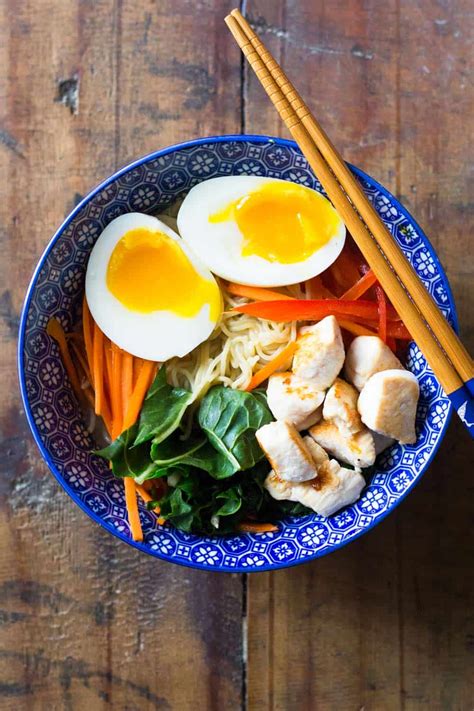 15-Minute Chicken Ramen Soup - Green Healthy Cooking