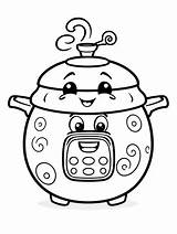 10  Free Pots And Pans Coloring Pages For Fun Creativity sketch template