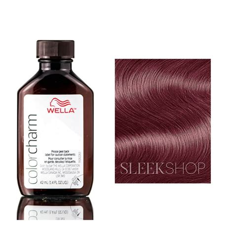 Wella - Wella Color Charm LIQUID Permanent Hair color, 100% Gray Coverage - 5WV - Cinnamon ...