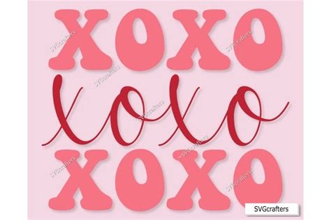 Xoxo svg, Retro Valentine svg, Groovy Valentine svg png