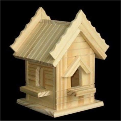 Popsicle Stick Birdhouse | Popsicle sticks | Bird Houses for Kennady #kidswoodcrafts | Bird ...