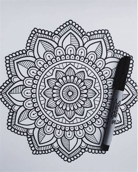 40+ Easy Mandala Drawing Ideas - Simple Tutorials | HARUNMUDAK