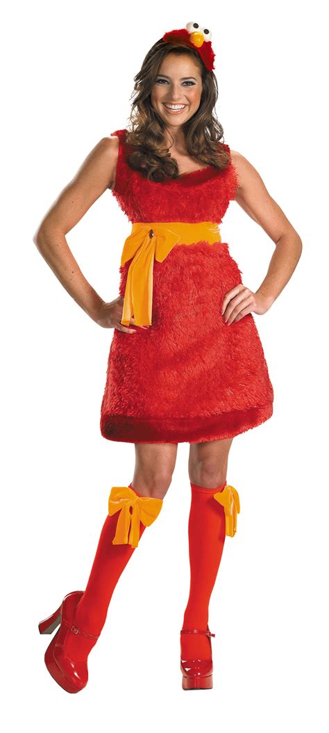 Women's Elmo Costume - CostumePub.com