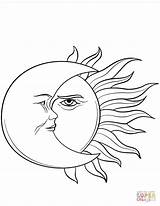Collection Of Sun And Moon Coloring Pages  Free Printable sketch template