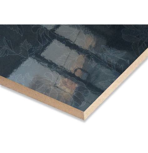 Black Flower Laminated MDF Board – MIH GROUP