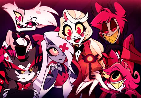 Happy 3rd Anniversary, Hazbin Hotel Charlie, Hotel Trivago, Hazbin Hotel Angel Dust, Alastor ...