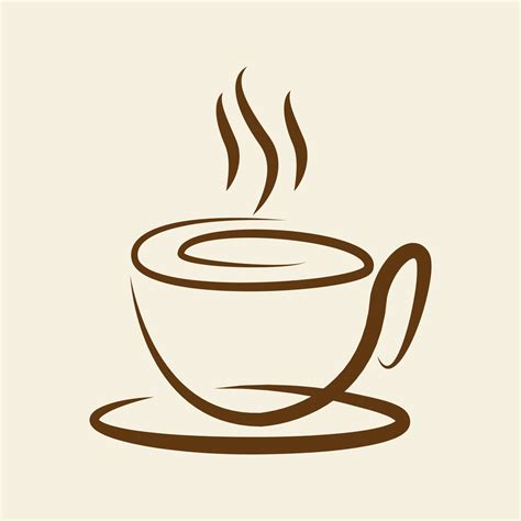 vintage forma simple taza café vapor logo símbolo icono vector gráfico diseño ilustración idea ...