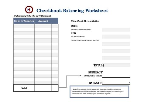 Balancing A Checkbook Worksheet – Pro Worksheet