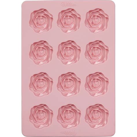 Silicone Rose Mold for Candy, Chocolate & Fondant | Candy molds, Candy ...