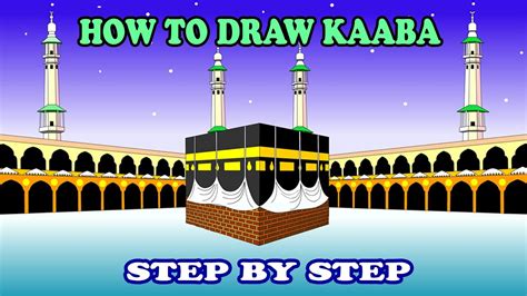 How To Draw Kaaba Kaaba Drawing Step By Step Drawing And Painting ...