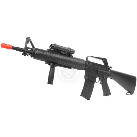 300 FPS WellFire M16A3 Spring Airsoft Rifle - w/ Tactical Accessories ...