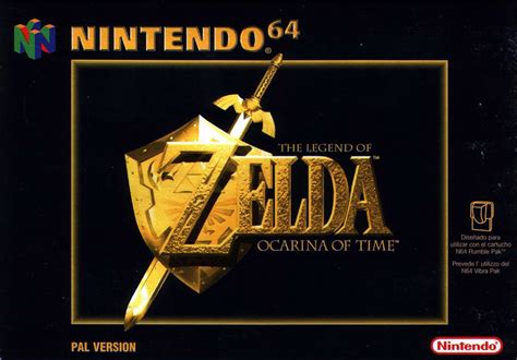 The Legend of Zelda: Ocarina of Time (1998) Nintendo 64 box cover art ...