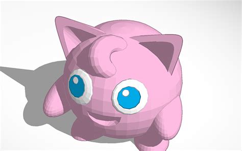 3D design Jigglypuff, Pokemon - Tinkercad