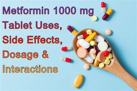 Metformin 1000 mg Tablet Uses, Side Effects, Dosage & Interactions - Breathe Well-Being