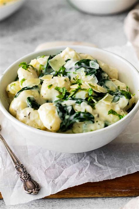 Parmesan Spinach Gnocchi Recipe - The Cookie Rookie®