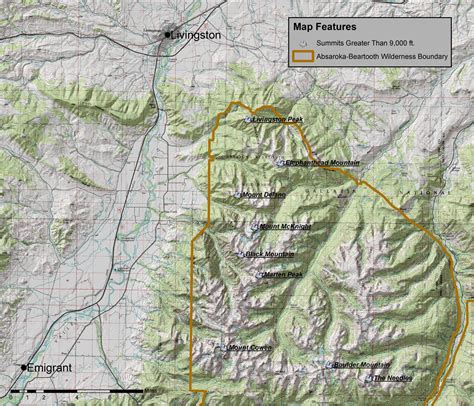 Beartooth Plateau Map — North Fork Mapping | lupon.gov.ph