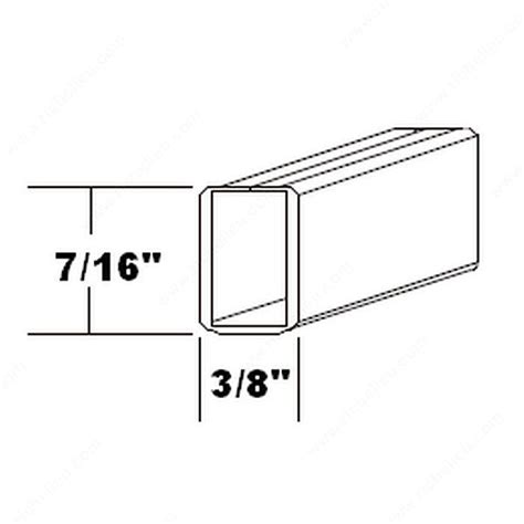 Muntin Bar - 3/8" x 7/16" - Richelieu Hardware