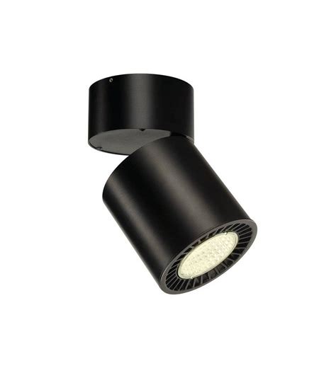 LED Surface Mounted Downlight, Round, Black, 3150Lm, 4000K Reflector | NetLighting.co.uk