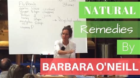 Natural remedies - Barbara O'neill - YouTube