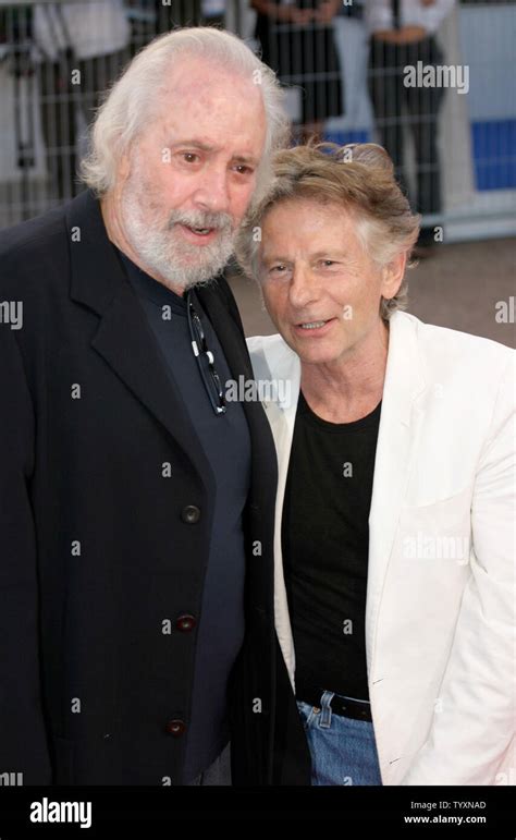 Screenwriter/director Robert Towne and director Roman Polanski arrive prior to a tribute to ...