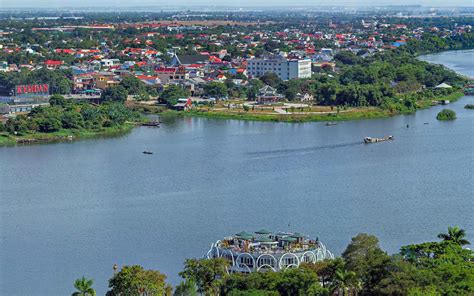 Perfume River (Huong River) In Hue, Vietnam - Gentle Feature Of Hue City