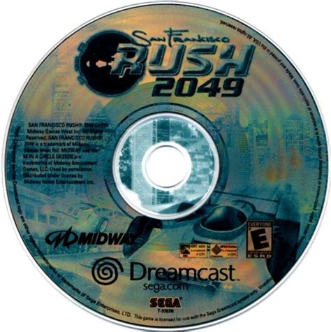 San Francisco Rush 2049 (2000) Dreamcast box cover art - MobyGames