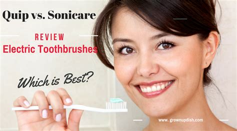 Tried It - Electric Toothbrush Review Quip vs. Sonicare • GrownUp Dish