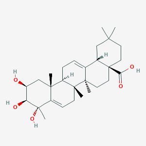 (4aS,6aS,6aS,6bR,9S,10S,11S,12aR,14bS)-9,10,11-trihydroxy-2,2,6a,6b,9,12a-hexamethyl-1,3,4,5,6 ...