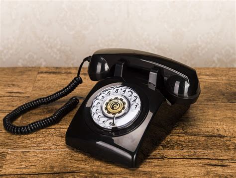 Rotary Dial Telephones Sangyn 1960'S Classic Old Style Retro Landline Desk Telephone,Black - Buy ...