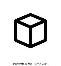 Cube Vector Icon Cube Symbol Pictogram Stock Vector (Royalty Free) 1590150844 | Shutterstock