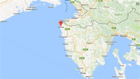 Umag croatia map - Map of umag croatia (Southern Europe - Europe)