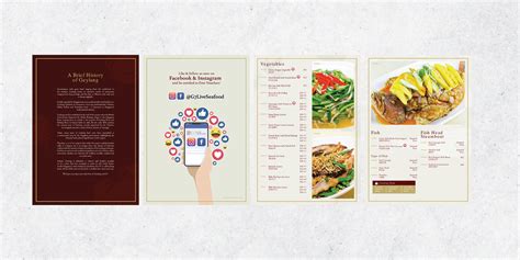 G7 Live Seafood Menu on Behance