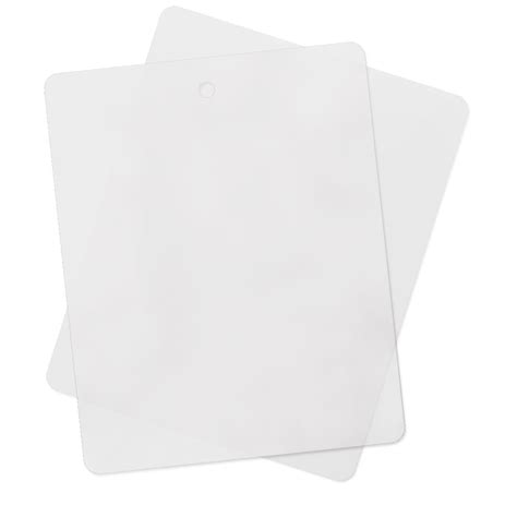 10 Pack Thin Clear Flexible Plastic Crafting Cutting Board 12 Inch x 15 Inch | All Seasons Resources