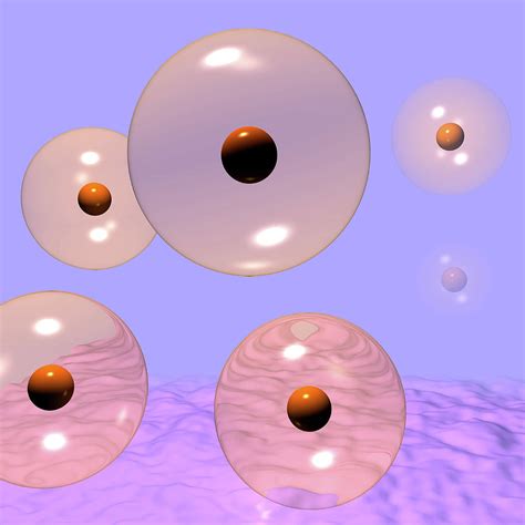 Helium Atoms Photograph by Russell Kightley/science Photo Library - Pixels